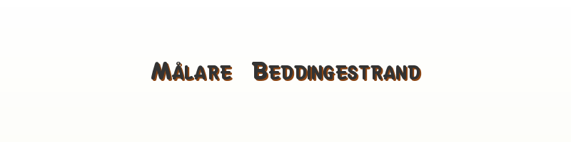 Målare Beddingestrand
