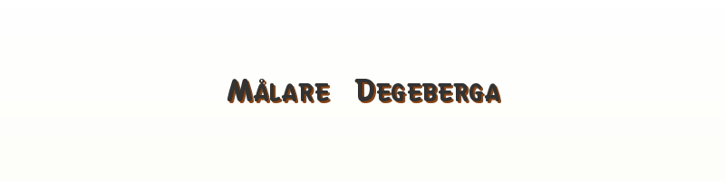 Målare Degeberga