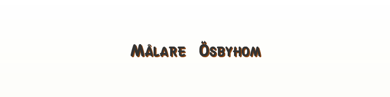 Målare Ösbyhom