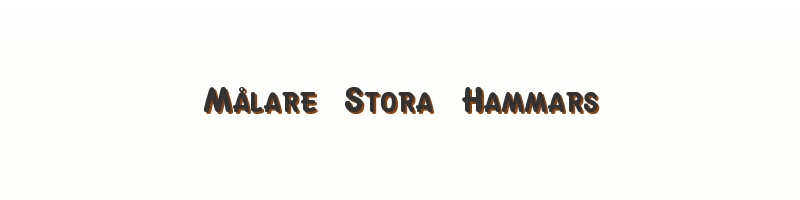 Målare Stora Hammars